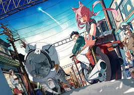 Neko helmet aka cat ears helmet 58. Hd Wallpaper Man And Woman Riding Motorcycle Illustration Motors Cat Helmet Wallpaper Flare