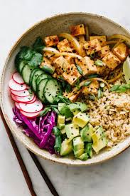 Tofu Poke Bowl Recipe Vegan Easy Pinned To Loveleaf Co Gesunde Rezepte Vegan Easy Rezepte