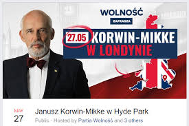 Upadek był na tyle nieszczęśliwy, że złamałem lewą nogę i zwichnąłem staw skokowy. Janusz Korwin Mikke Speaking In London The Worrying Trend Of Entryism Into Polish Communities