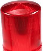 Othmro 1Pcs Warning Light Bulb Industrial Signal Tower Lamp Plastic  Electronic Parts Flashing No Sound 24V Red