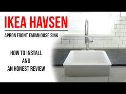 And can anyone tell me if i can use those cabinets if i get a sink top from somewhere else and if my fixture has separate hot and cold nobs. The Ikea Havsen Apron Front Sink Unboxing Installation And An Honest Review Of This Farmhouse Sink Youtube