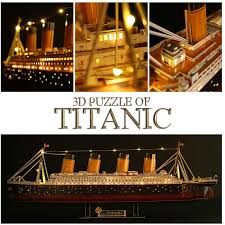 Maybe you would like to learn more about one of these? Amazon Com 3d Puzzle Led Titanic 35 Large Ship Model Kits Watercraft 266 Pieces 3d Puzzles For Adults Titanic Model Anniversary Wedding Gifts For Couple Long Distance Relationships Gifts Valentines Gift Toys