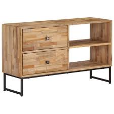Maybe you would like to learn more about one of these? Ovsky Meuble Tv En Bois Recycle Tv Cabinet Meuble De Television Avec 4 Tiroir 90 X 30 X 55 Cm Cdiscount Maison