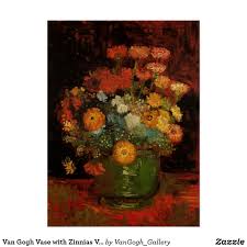 For an artist like van gogh, who was struggling to sell work and earn a living, money was always an issue. Van Gogh Vase With Zinnias Vintage Floral Fine Art Poster Zazzle Com Van Gogh Flowers Artist Van Gogh Vincent Van Gogh Art