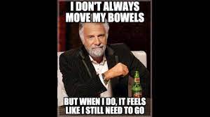 Leur expulsion est eventuellement difficile douloureuse et peu frequente. 6 Memes That Describe Constipation