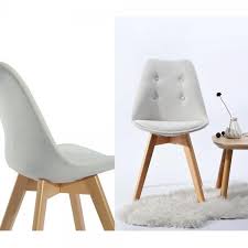 Furniturer Tufted Dining Chair Beige Set Of 4 0000600004668 Rona