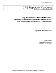 The 2020 term of the supreme court of the united states began october 5, 2020, and will conclude october 3, 2021. Flag Protection A Brief History And Summary Of Recent Supreme Court Decisions And Proposed Constitutional Amendment Unt Digital Library