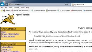 By default tomcat server work on port 8080, that's means if you have host your website in tomcat server then t will work on port 8080 and your. Starting Apache Tomcat Server In Windows 7 Youtube