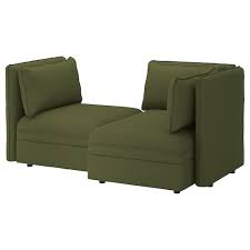 Vallentuna Sleeper Module With Backrests Orrsta Olive Green Ikea Sofa Bed With Storage Modular Sofa Vallentuna