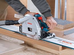Bosch Track Saw With Plunge Action Gkt13 225l Review Ptr Bosch Tools Bosch Carpentry And Joinery