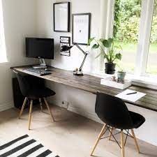 Find The Best Idea To Make A Home Office For Two Sharing A House Office Sounds When A Good Idea At First Home Office Decor Office Interiors Home Office Design