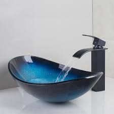 bathroom vessel sink drain basin vanity