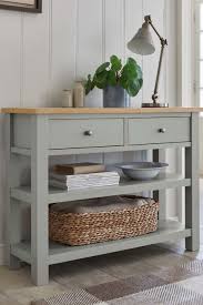 Next Malvern Storage Console Grey Table Decor Living Room Furniture Rollers Furniture