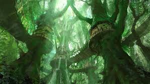 Black Bone Forest Treasure Location Online Categorie Fantasy Portfolio Fantasy Landscape Fantasy Art Landscapes Fantasy Treehouse