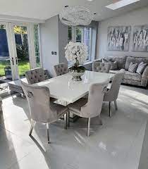 The Layout Is Similar To Canon House Table Looks Fine In Front Of Sofa Dinning Room Decor Dining Room Small Living Dining Room