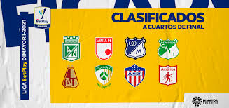 Liga betplay 2021 en vivo: Clasificados A Los Cuartos De Final De La Liga Betplay Dimayor I 202 Dimayor