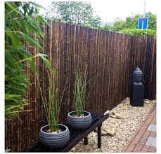 Black Bamboo Fence Roll 250 X 200 Cm Bamboo Garden Fence Bamboogardenfence This 250 Cm Wide By 200 Cm In 2021 Bamboo Garden Fences Bamboo Fence Bamboo Garden Fence