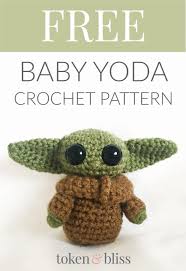 Here's a crochet pattern for a free baby yoda crochet amigurumi pattern. Free Baby Yoda The Child Grogu Crochet Pattern