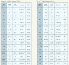 Nike Shoes Size Chart Womens To Mens