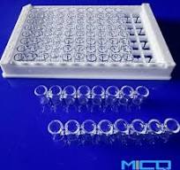 แก้วควอทซ์แบบถอดได้ UV 96 Well Plate / Fused Quartz Elisa ...