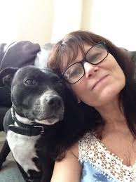 Just two soulmates, one with glasses and one with paws. If this isn't love,  I don't know what is. #StaffyLove #DogSoulmate #MyBestFriend  #DogAndHumanBond #StaffySnuggles #PawfectMoments #DogPeopleAreTheBestPeople