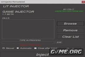 Open injector and select your cheat.dll 5. Lit Injector 1 7 Beta 1 4 Downloads Injectors