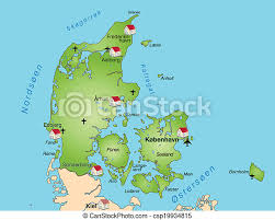Karte der umgebung von kopenhagen.jpg 461 × 745; Landkarte Danemark Landkarte Infographic Grun Danemark Canstock