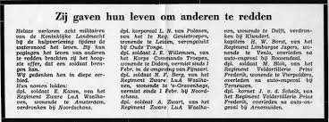 Omgekomen Bij Reddingsactie Kapitein Militair Borst