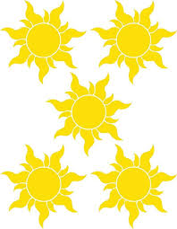 Real Sunburst Printable In 2020 Rapunzel Birthday Party Tangled Birthday Party Tangled Birthday