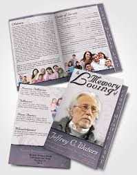 2 Page Grad Fold Funeral Program Template Brochure Peaceful Destiny Funeral Program Template Funeral Programs Program Template