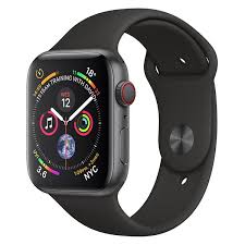 Buy Apple Watch Series 4 Gps Cellular 44mm Space Grey Aluminum Case With Black Sport Band Price Specifications Features Sharaf Dg
