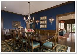 Cobalt Blue Dining Room Boston Interiors Wall Color Dining Room Blue