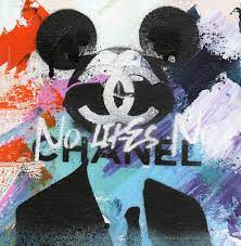 Mickey No Likes No Chanel babe by Natalie Otalora (2019) : Painting  Acrylic, Spray Paint on Canvas - SINGULART