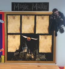 Harry Potter Themed Classroom Display Magic Maths Celebration Of Work Wall Harry Potter Classroom Harry Potter Classes Classroom Displays