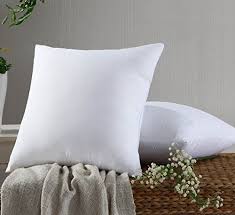 This pillow insert will fill the need (pun intended). Fbts Prime Foam Throw Pillow Insert 18x18 Inch Pack Of 2 Hypoallergenic 100 Polyester Filling Standard Square Pillow Inserts For Indoor And Outdoor White Buy Online In Aruba At Aruba Desertcart Com Productid 69830456