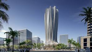 Zaha Hadid Designs Geometric Flower Shaped Tower For