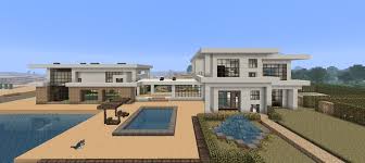 Large Modern Beach House Minecraft Project Minecraft Beach House Beach House Plans Contemporary Beach House