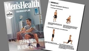 Sieh dir hier den trainingsplan an. Home Gym Trainingsplan Zum Fatburning Men S Health