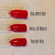 Opi Gelcolor Red Hot Rio Review Chic Nail Styles Opi Red Nail Polish Red Shellac Nails Red Gel Nails