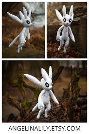 Ori And The Blind Forest Plush Ori Plush Inspired By Ori Etsy Handmade Soft Toys Handmade Plush Forest Art