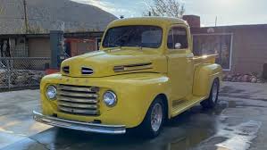 Image result for Federal Yellow 1950 Truck