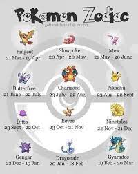 Pin By Valerie Turner On Horoscopes And Birthday Scenarios Pokemon Zodiac Eevee