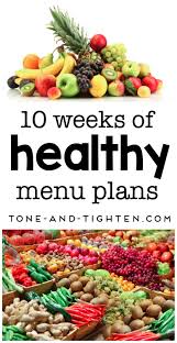 10 Free Healthy Menu Plans Healthy Menu Plan Healthy Menu Healthy