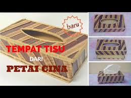 Makalah kerajinan kotak tisu dari kardus. Diy Membuat Tempat Tisu Dari Petai Cina Lamtoro Step By Step Youtube