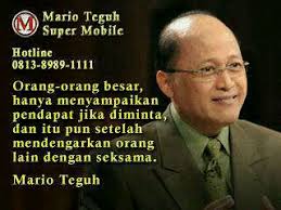 Hasil gambar untuk mario teguh