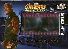 Avengers the silver age tales of suspense chase card set 41 cards. Avengers Infinity War Film Cels Fc2 Who Is This Dude Card
