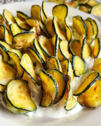 Do not crowd the pan. Fried Zucchini Chips Kalofagas Ca
