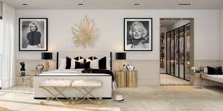 A Modern Art Deco Home Visualized In Two Styles Art Deco Bedroom Decor Art Deco Bedroom Deco Decor