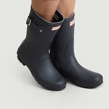 ✔ livraison et retour gratuits* ✔ choix parmi plus de 100 000 articles de mode. Bottes Courtes De Pluie Anthracite Hunter L Exception
