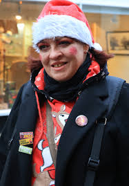 Pictures and video: Christmas in Rye pudding race